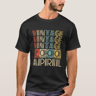 T-shirt 20 Ans - Fabriqué En 2000 Avril - Vintage 20ème B