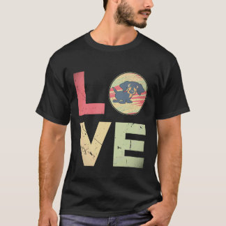 T-shirt 20 Cadeaux Rétro vintage Maman Chien Teckel Teckel