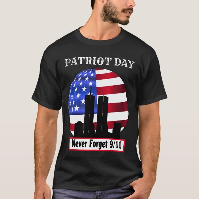 T-shirt 20 e Anniversaire 9/11 Neve Forget (Devant)