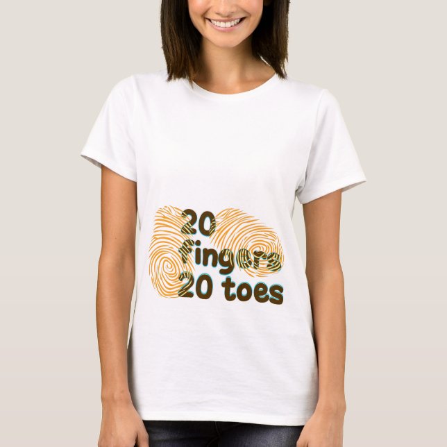 T-shirt 20 Fingers 20 Toes (Devant)