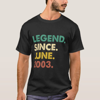 T-shirt 20 Legend Since June 2003 20Th