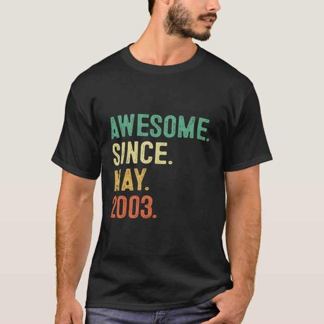 T-shirt 20 Magnifique Depuis Mai 2003 20E (Devant)