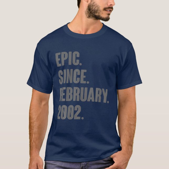 T-shirt 20 Year Old Toxits - Epic Since Février 2002 (Devant)