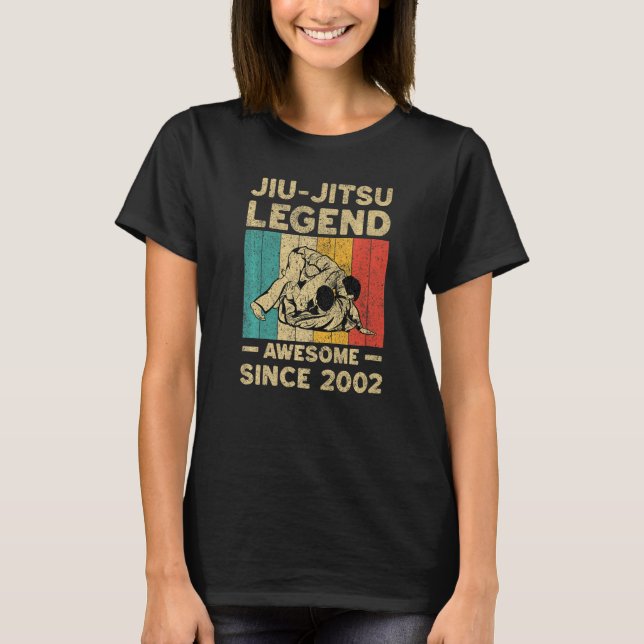 T-shirt 20 Years Old BJJ Jiu Jitsu Legend Awesome Since 20 (Devant)