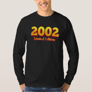 T-shirt 20e anniversaire Dames Mens 20 ans 2002 62