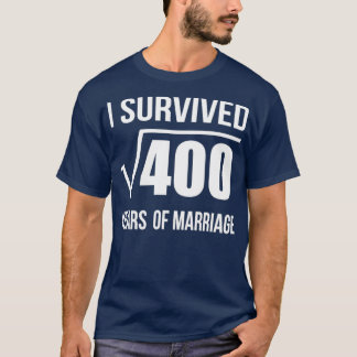 T-shirt 20e anniversaire de mariage Cadeau Mariage 20 ans 