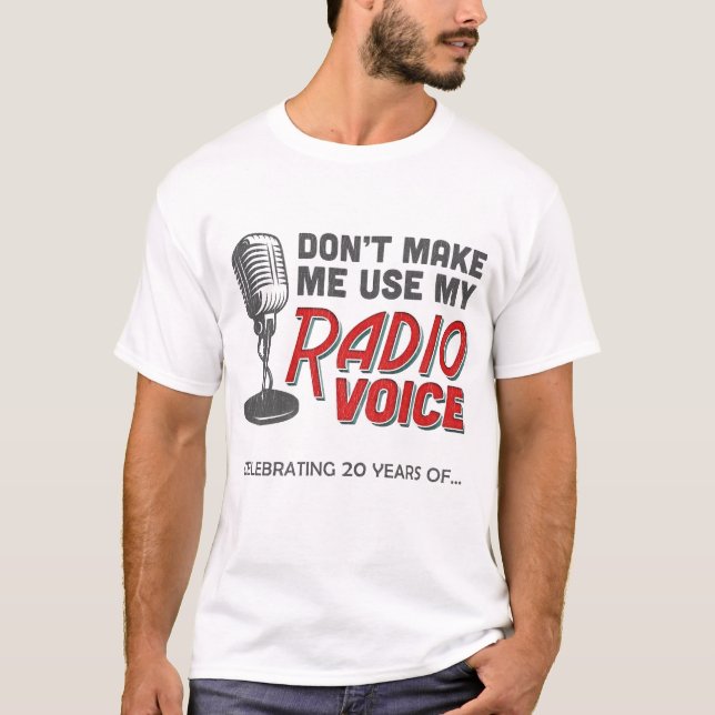 T-Shirt « 20e anniversaire des hommes PMRP » (clai (Devant)