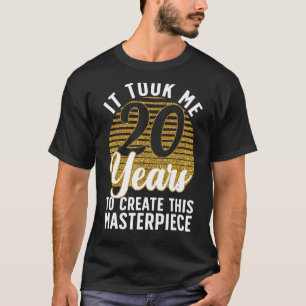 T-shirt 20e anniversaire pour femmes Hommes 20 ans Gag Tur