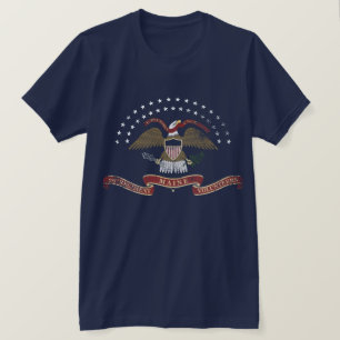 T-shirt 20ème Emblème du Maine - affligé