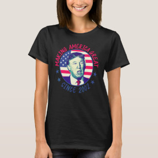 T-shirt 20th Birthday  Making America Great Since 2002 1