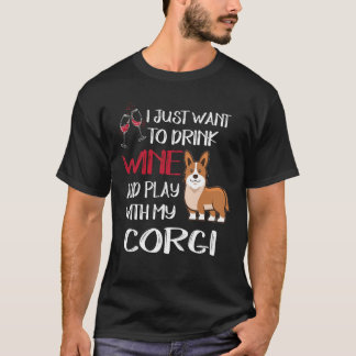 T-shirt 210 Je Veux Juste Boire Du Vin