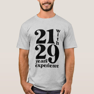 T-shirt 21 avec 39 Ans d'expérience 50e Anniversaire Chemi