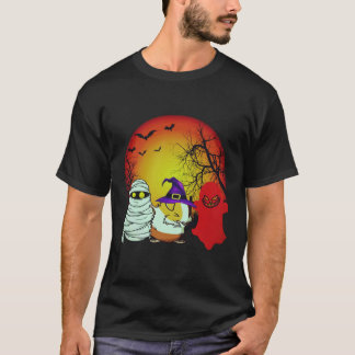 T-shirt 21 Citrouilles d'Halloween de cochons d'Inde