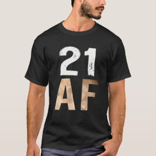 T-shirt 21 Juridique AF 21Anniversaire Rétro Tee