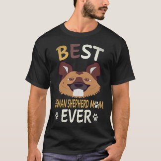 T-shirt 21 Meilleure Maman Berger Allemand Berger Allemand