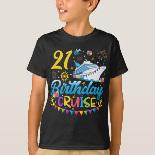 T-shirt 21e anniversaire Croisière B-Day Party Boy