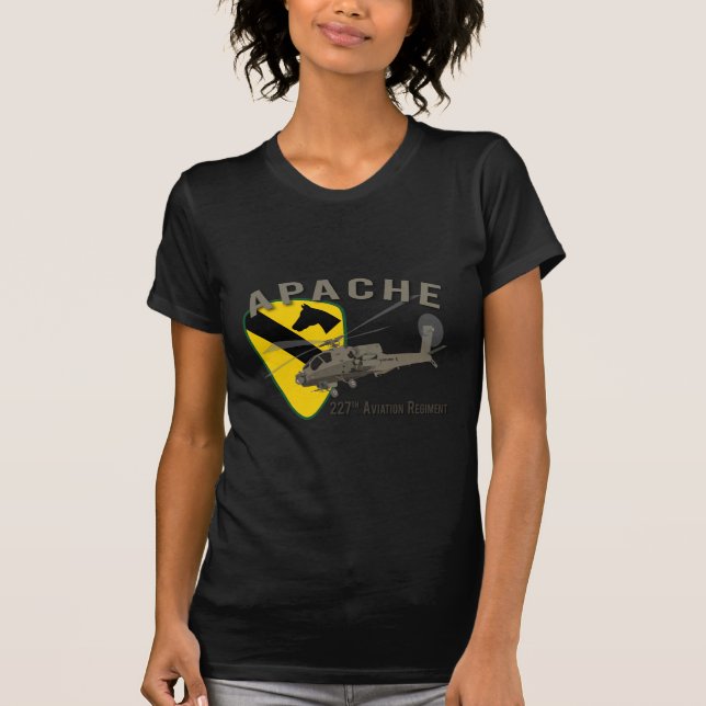T-shirt 227th Aviation Apache (Devant)