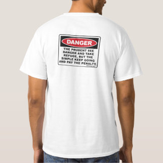 T-shirt 22:3 de proverbes