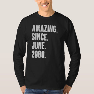 T-shirt 22 Ans 22 Ans Extraordinaire depuis juin 2000