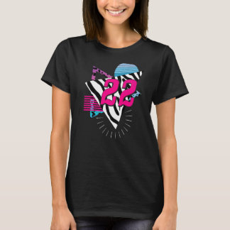 T-shirt 22 ans 22e anniversaire 18