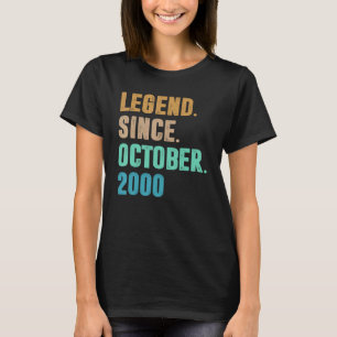 T-shirt 22 ans de légende depuis octobre 2000 22e naissanc