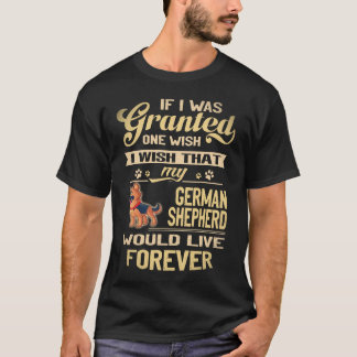 T-shirt 22 Si j'étais accordé un vœu je souhaite que mon a