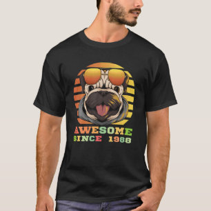 T-shirt 22E Anniversaire, Chien Vintage, Chien De Carlin,
