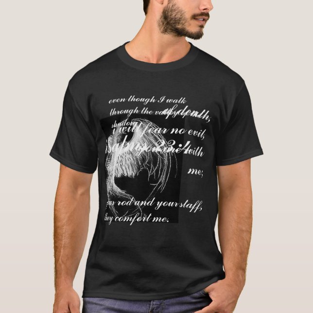 T-shirt 23:4 de psaumes (Devant)