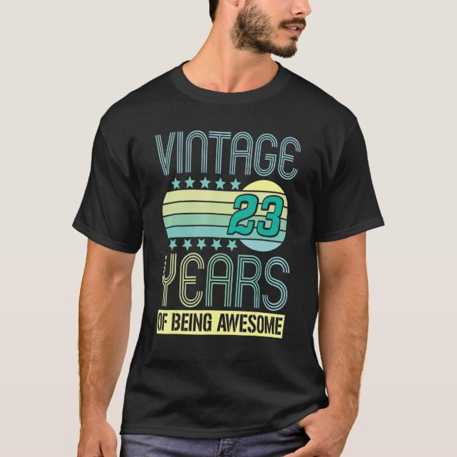 T-shirt 23 ans 23e anniversaire 24 (Devant)