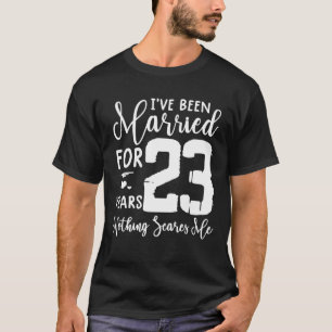 T-shirt 23 Ans Mariés Drôle Couple 23E Anniversaire