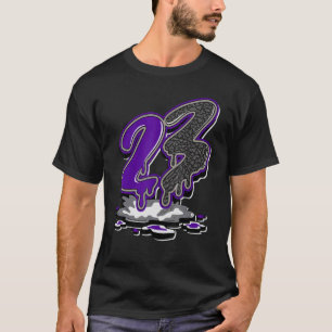T-shirt 23 Drip Dark Iris 3s Correspondant