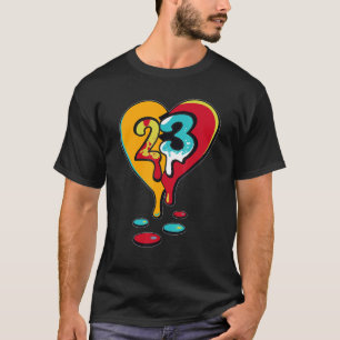 T-shirt 23 Drip Heart SB Dunk FroSkate Matching