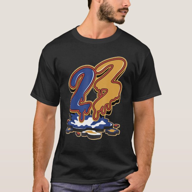 T-shirt 23 Drip Max 90 Brown Contrebande (Devant)