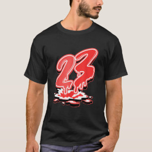 T-shirt 23 Drip Retro Blanc Infrarouge 7s Correspondant