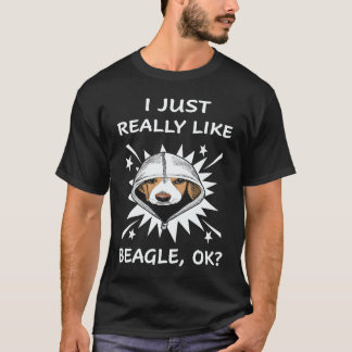 T-shirt 23 J'aime vraiment beaucoup Beagle