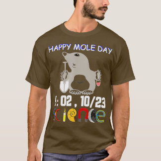 T-shirt 23 octobre Journée nationale des taupes Avogadro's