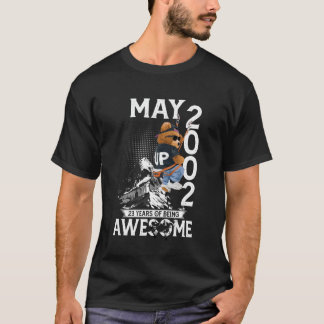 T-shirt 23e anniversaire Bear Légendes mai 2002 23 ans F