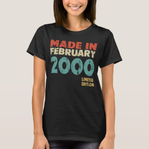 T-shirt 23e anniversaire garçon fille 23 ans 2000 Vintage