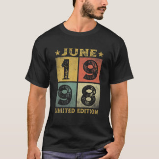 T-shirt 23E Anniversaire Trouvé Juin 1998 Hommes Femmes 23
