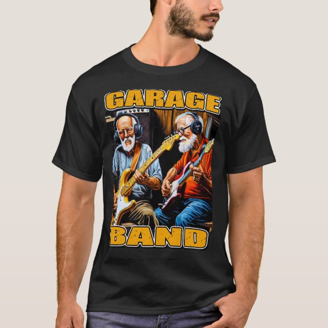 T-shirt 24043_Garage Band Old Guys (Devant)