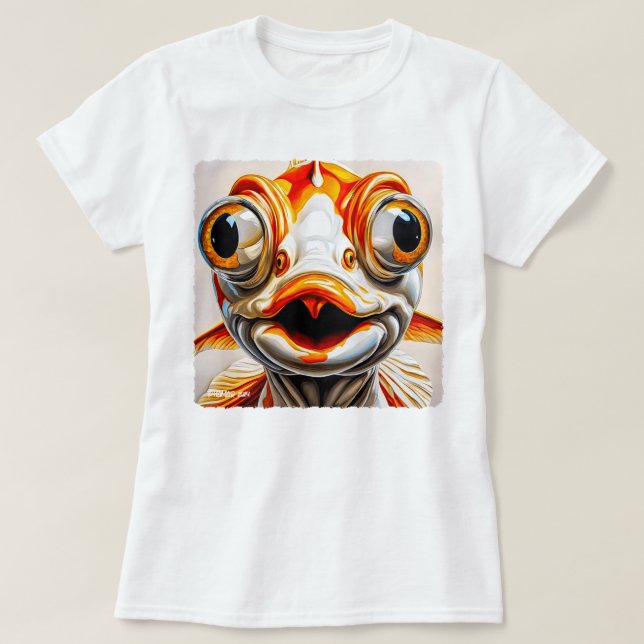 T-shirt 24059_Happy Goldfish (Design devant)