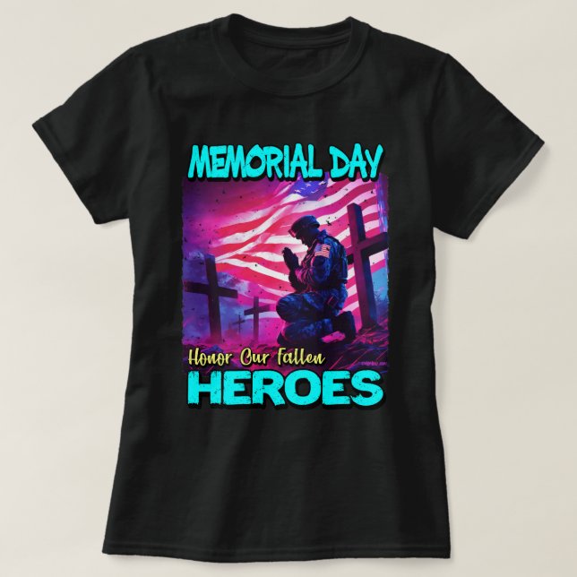 T-shirt 24077_Journée commémorative Honor Our Fallen Heroe (Design devant)