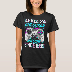 T-shirt 24 ans Anniversaire Son garçon Amusant Gamer 9e 9