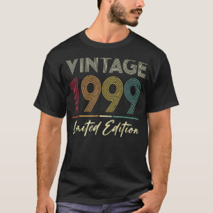 T-shirt 24 ans Vintage 1999 24e anniversaire 1