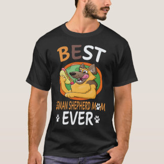 T-shirt 24 Meilleure mère Berger allemand de tous les temp