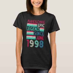 T-shirt 24e anniversaire  Incroyable Légende Épique depuis