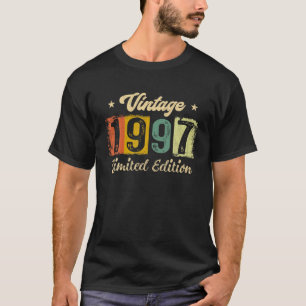 T-shirt 24E Anniversaire Vintage 1997 Édition Limitée 24 A