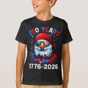 T-shirt 250 Ans 250e Anniversaire Aigle 4 Juillet Garçons