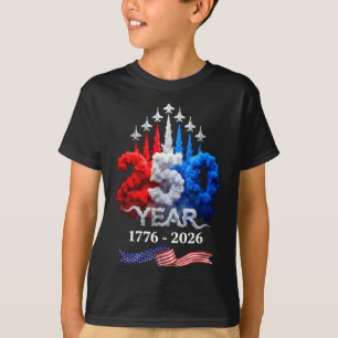 T-shirt 250 Ans Américain 1776 2026 250e Anniversaire 4
