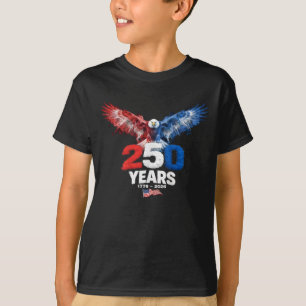 T-shirt 250 Ans Américain 1776 2026 250e USA Patriotique 